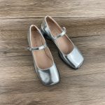 Mary Jane Shoes Women's High Heels Silver