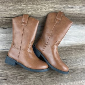 Western Cowboy Boots Women's But Mid Length Knight